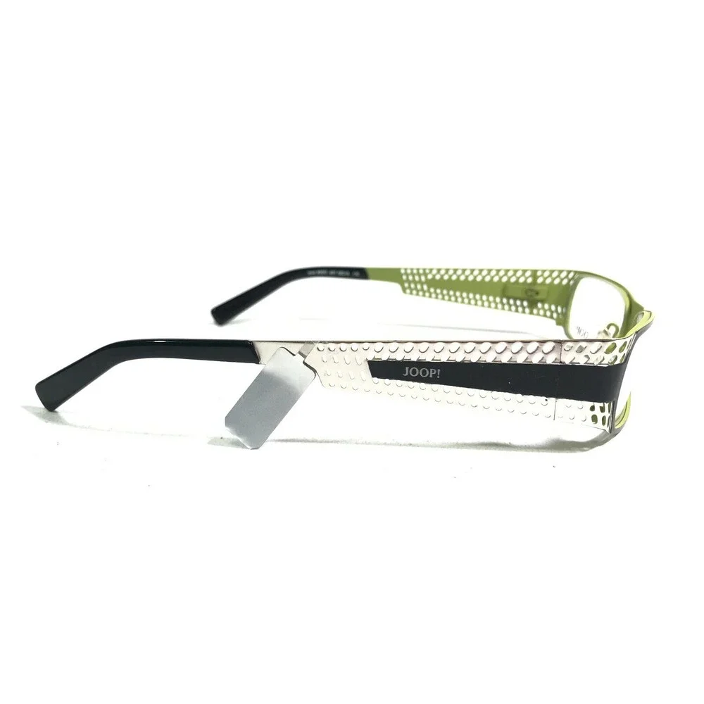 Joop! Eyeglasses Frames MOD.83097-637 Black Green Silver Rectangular 52-16-130